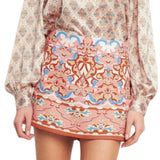 Sunset Mosaic Mini Skort