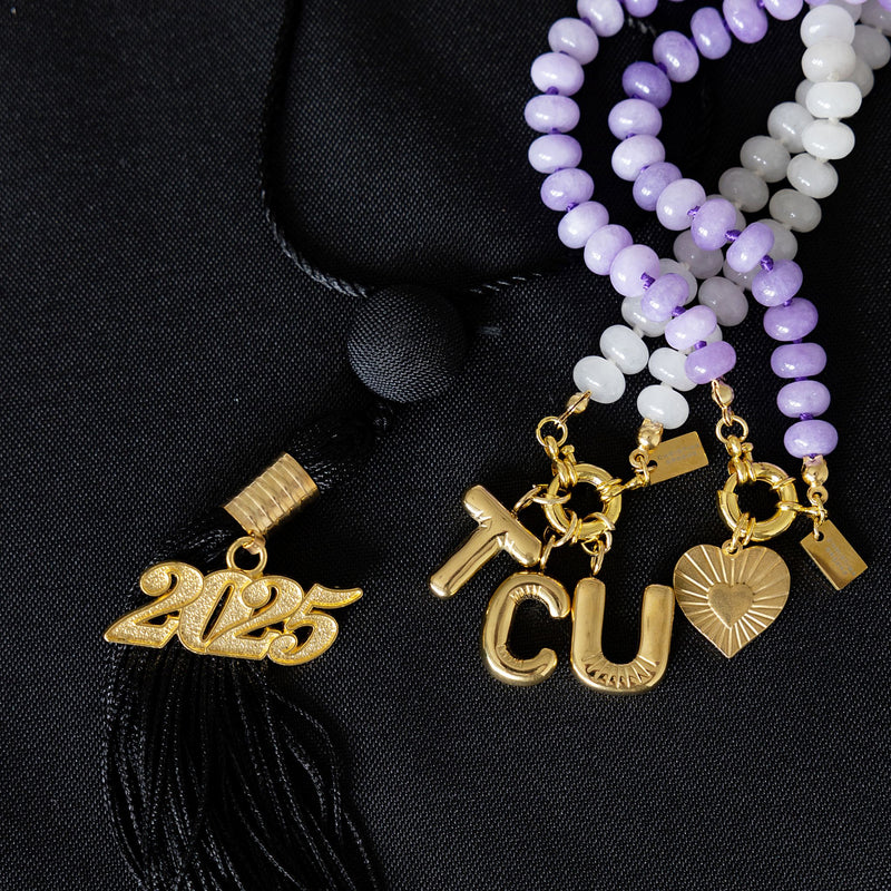 Sweet Stone Beaded Knotted Necklace - White