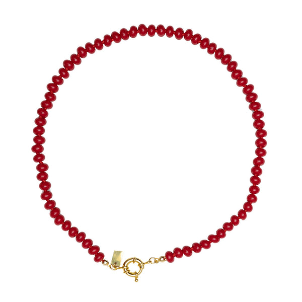 SweetStoneBeadedKnottedNecklac