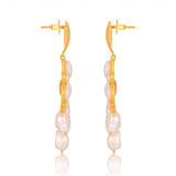 Swept Away Drop Earrings - Pearl