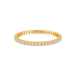 Sydney 14K Gold and Diamond Eternity Ring