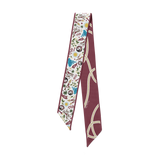 Saturday Silks - Florida State Seminoles Skinny Scarf