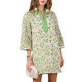 Francine Embroidered Dress