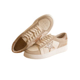 The Liberty Beige Glitter Star Sneaker