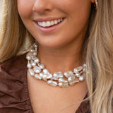 Tidal Baroque Pearl Layered Necklace