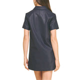 Tunic Leather Mini Dress