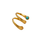 Turquoise Whirlpool Ring
