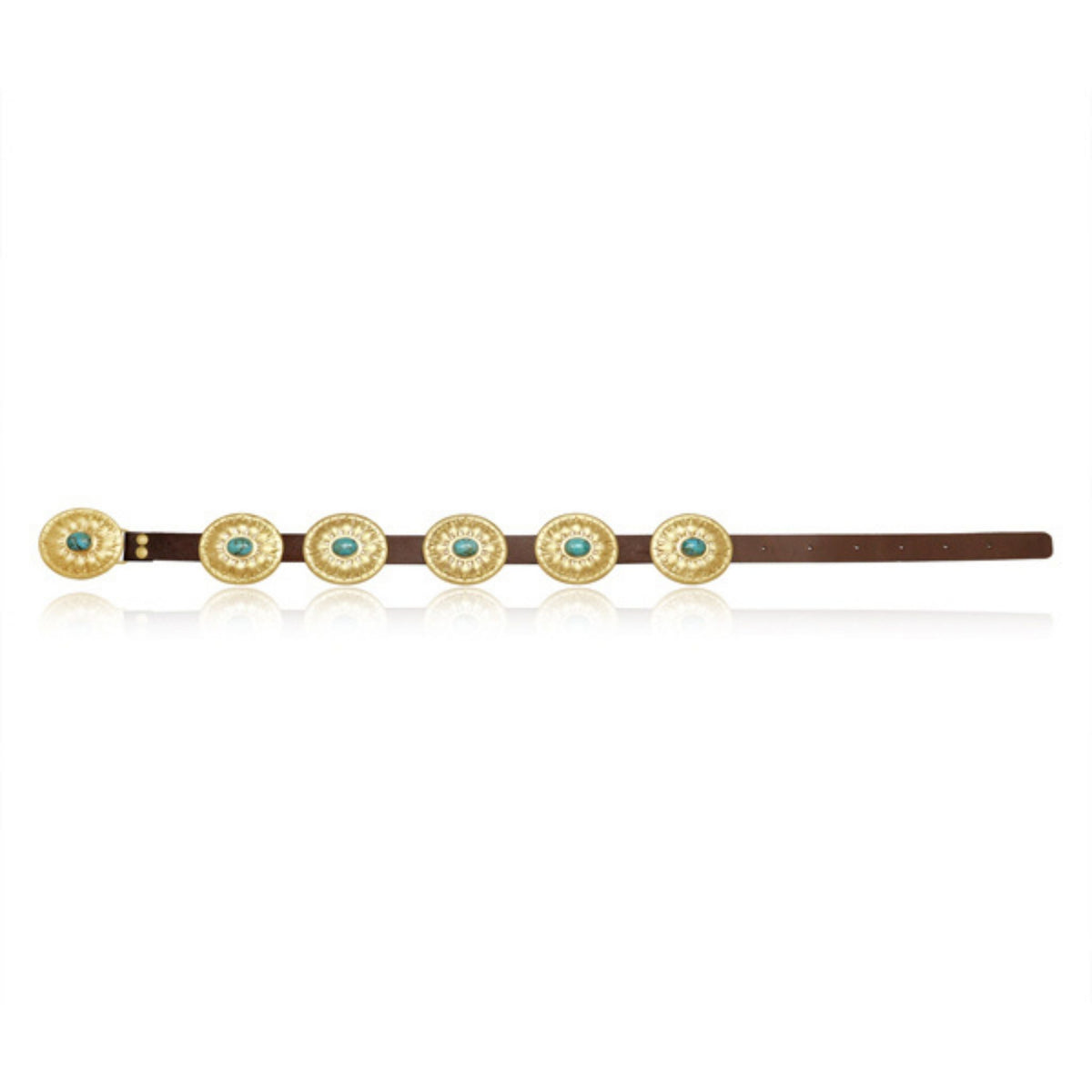 TurquoiseandBronzeConchoBelt-1  display picture 1