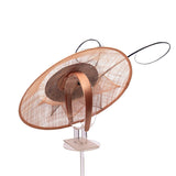 Two-Tone Medium Saucer Sinamay Headband Fascinator