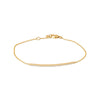 Vivian 14K Gold Diamond Bar Bracelet