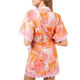 Wave Trims Belted Mini Dress