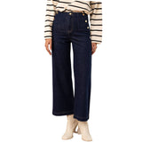 Wide Leg Venise Jeans - Navy