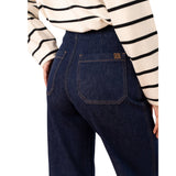 Wide Leg Venise Jeans - Navy