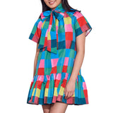 Willa Multicolor Checkered Dress