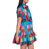 Willa Multicolor Checkered Dress
