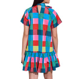 Willa Multicolor Checkered Dress