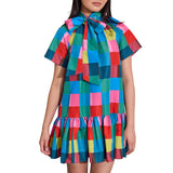 Willa Multicolor Checkered Dress
