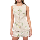 Willow Embroidered Top