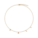 Y'ALL 18K Gold Letter Necklace