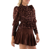 Zoe Velvet Top