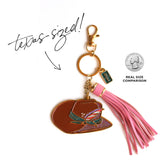 Rodeo Sparkle Hat Keychain Bag Charm