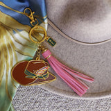 Rodeo Sparkle Hat Keychain Bag Charm