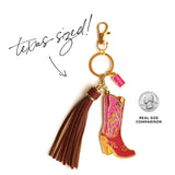 Rodeo Glam Boot Keychain Bag Charm
