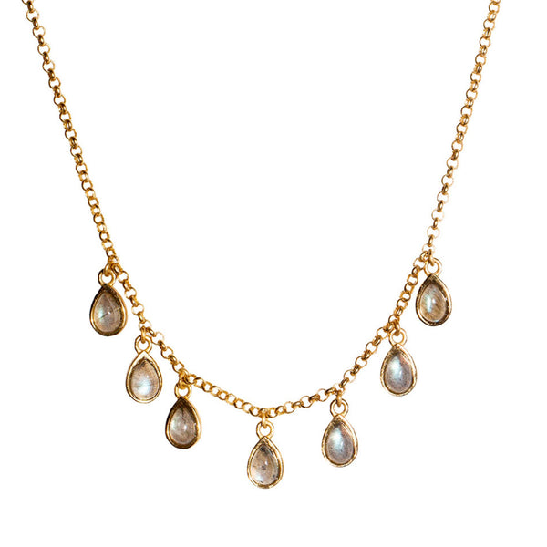 Rise & Shine Collar Necklace - Labradorite