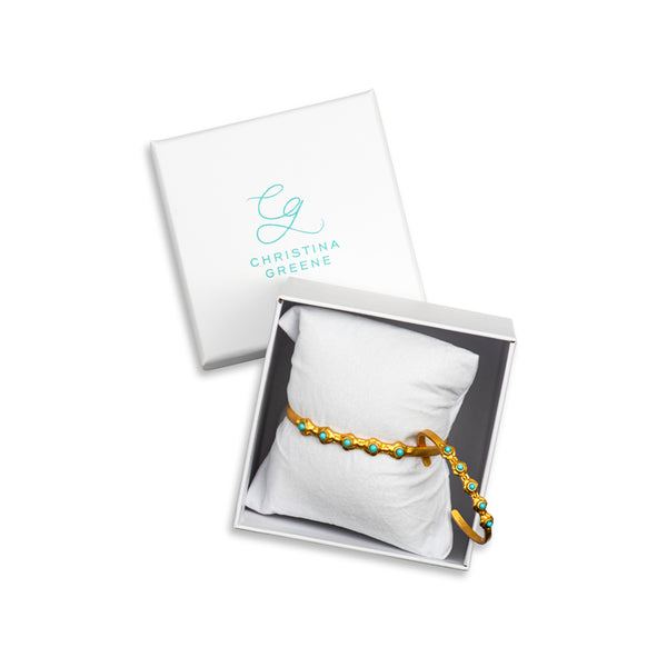 Turquoise Mommy and Baby Marie Matching Bracelet Gift Set