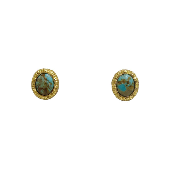 Vicky Stud Earrings - Turquoise