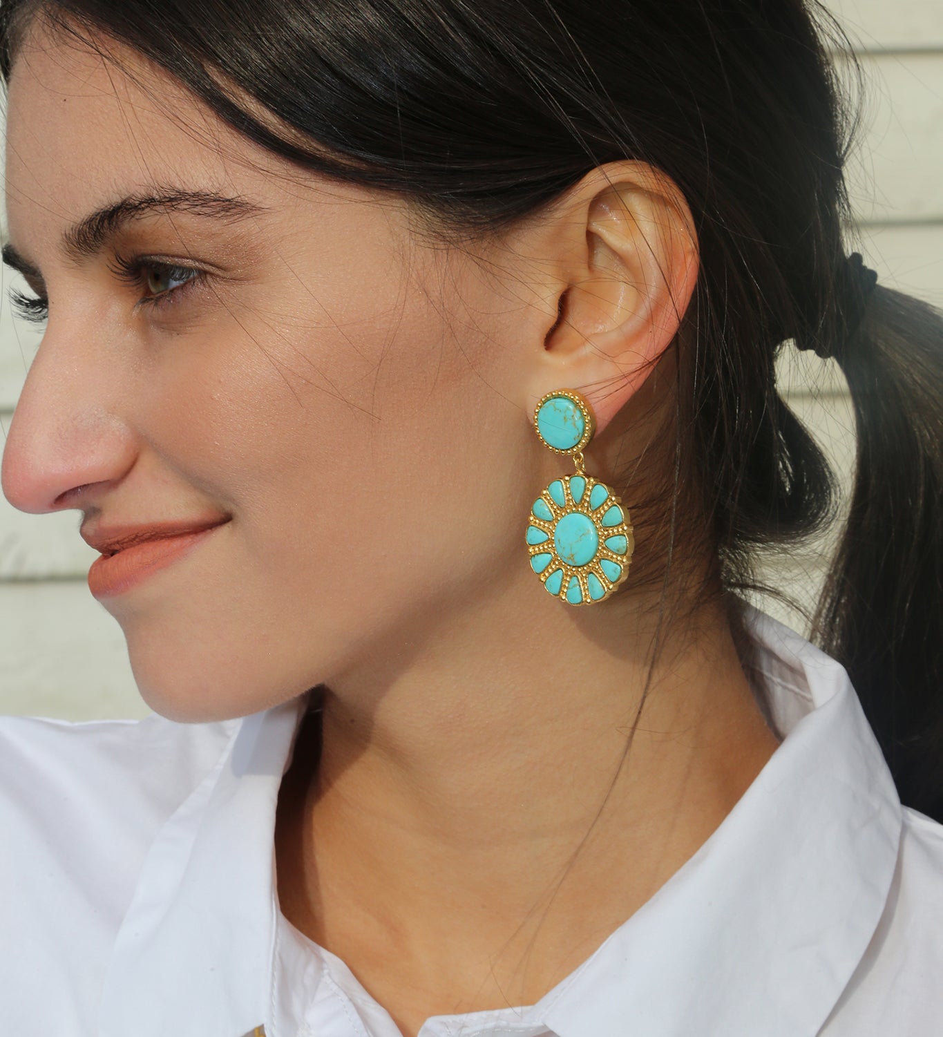 Southwestern Statement Earring - Christina Greene LLC