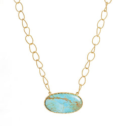Simple Necklace - Turquoise