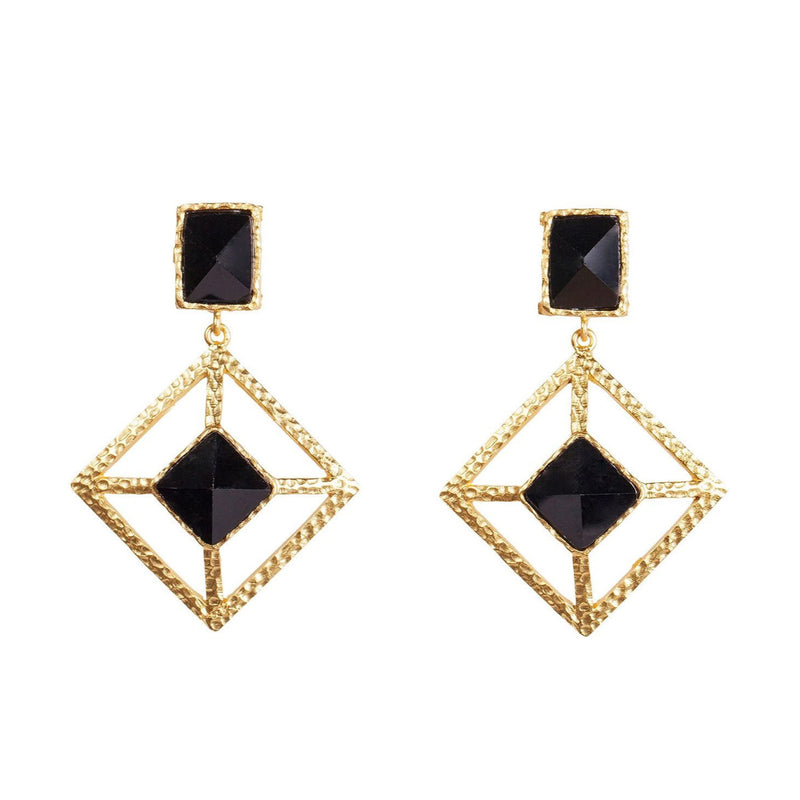 Milox Earring - Black Onyx