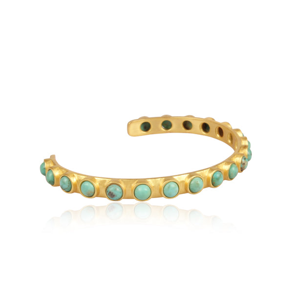 Turquoise Studded Cuff