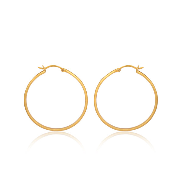 Matte Hoop Earrings