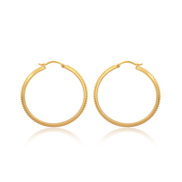 Studded Hoop Earrings