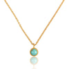 Turquoise Dainty Pendant Necklace