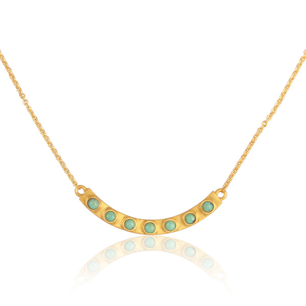 Turquoise Bar Necklace