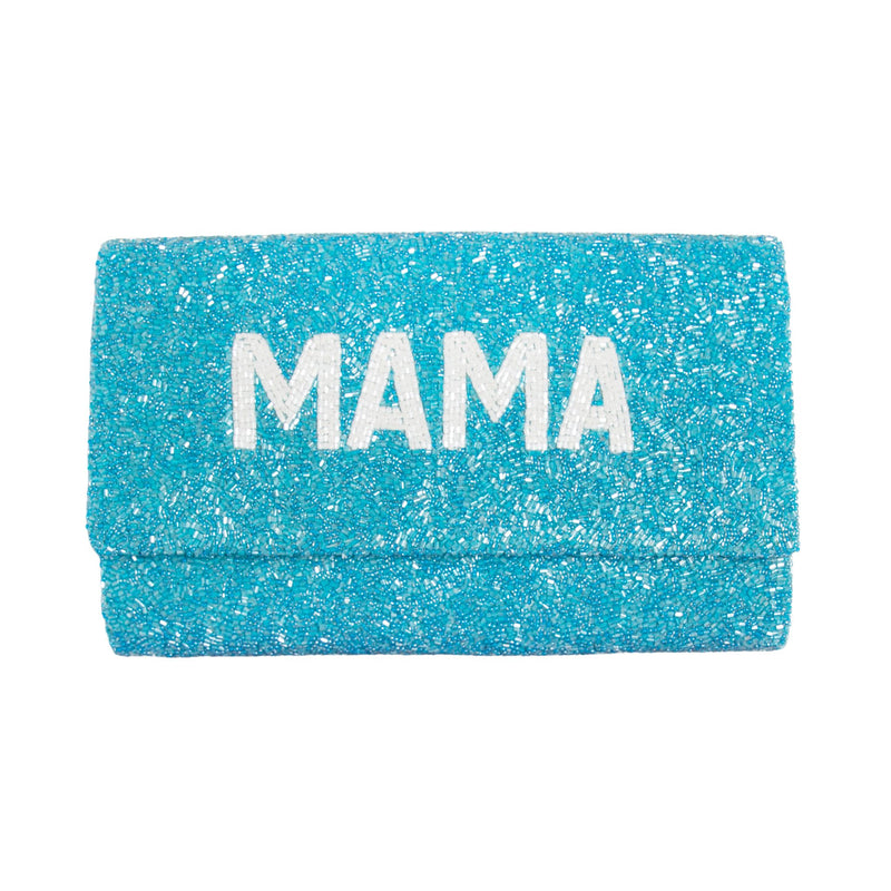 Mama Fully Beaded Clutch