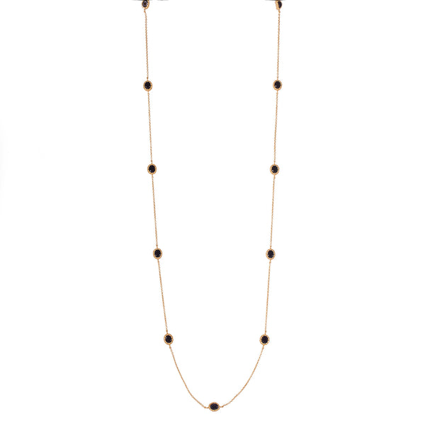 Elizabeth Necklace - Black Onyx - Christina Greene LLC