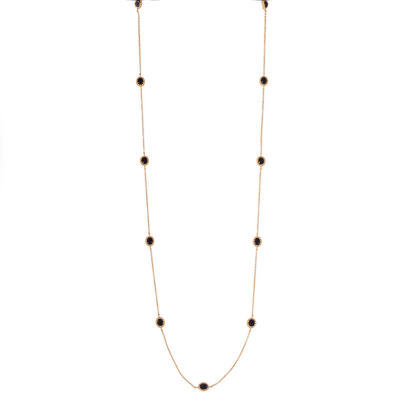 Elizabeth Necklace - Black Onyx - Christina Greene LLC