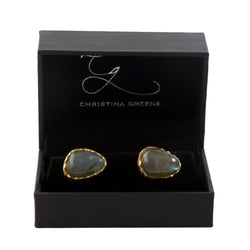 Cufflinks - Labradorite - Christina Greene LLC