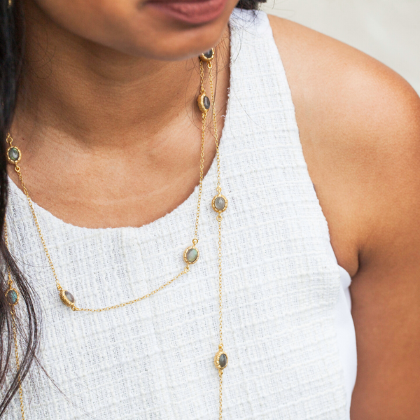 Elizabeth Necklace - Labradorite