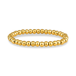 5mm Gold Beaded Bracelet