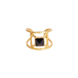 Annix Ring - Black Onyx - Christina Greene LLC