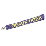 Geaux Tigers Beaded Strap