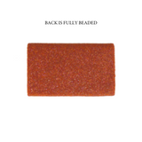 Custom Howdy Fully Beaded Clutch Purse - Christina Greene LLC