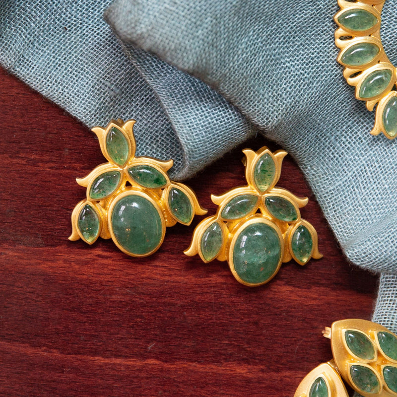 Green Cubic Zirconia Stud Earrings for Women Wedding Elegant Jewelry A –  TulleLux Bridal Crowns & Accessories