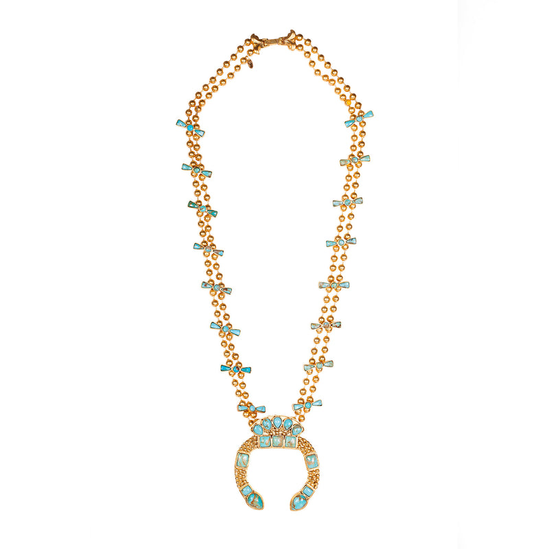 Southwestern Squash Blossom Necklace - Christina Greene LLC