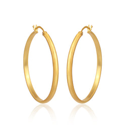 Matte Hoop Earrings